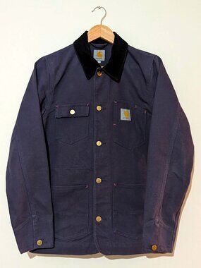 Rare Carhartt WIP navy/purple State Coat (pre-Michigan model)